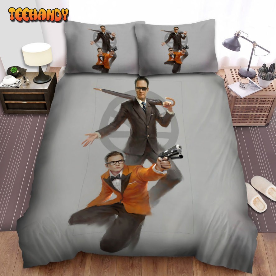 Kingsman The Secret Service Movie Art 2 Spread Comforter Bedding Sets