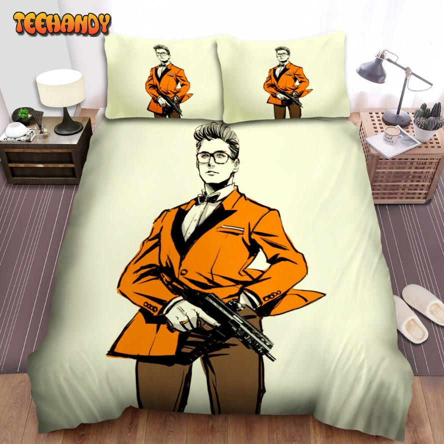 Kingsman The Secret Service Movie Art 3 Spread Comforter Bedding Sets