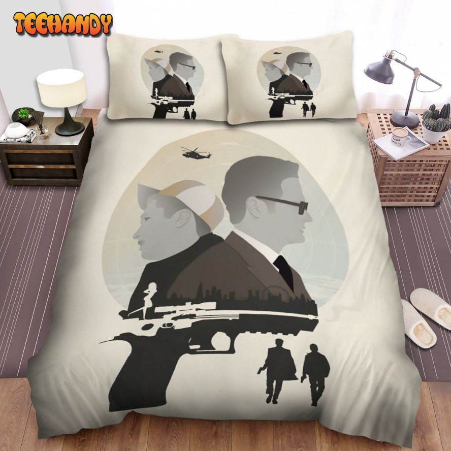 Kingsman The Secret Service Movie Art 4 Spread Comforter Bedding Sets