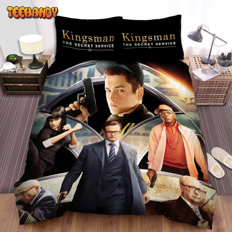 Kingsman The Secret Service Movie Art 7 Spread Comforter Bedding Sets