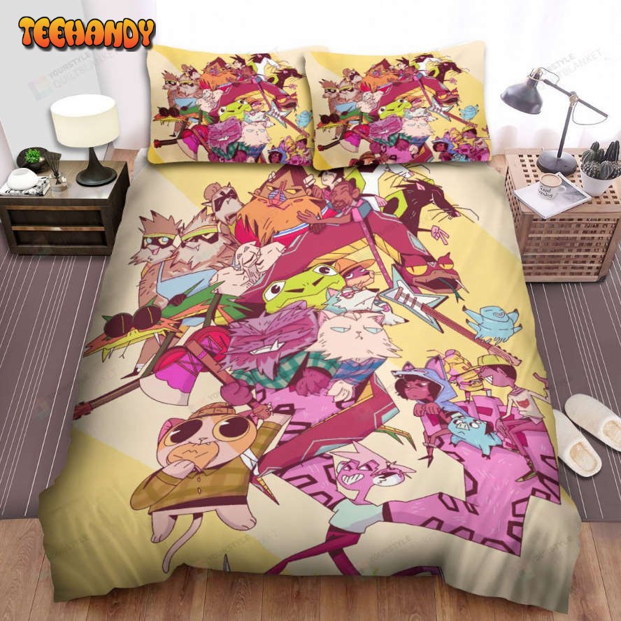 Kipo And The Age Of Wonderbeasts All Characters In One Spread Bedding Sets