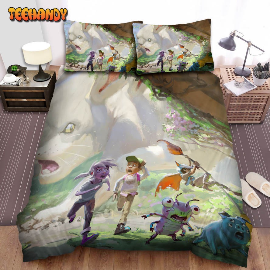 Kipo And The Age Of Wonderbeasts Characters Running Away Bedding Sets