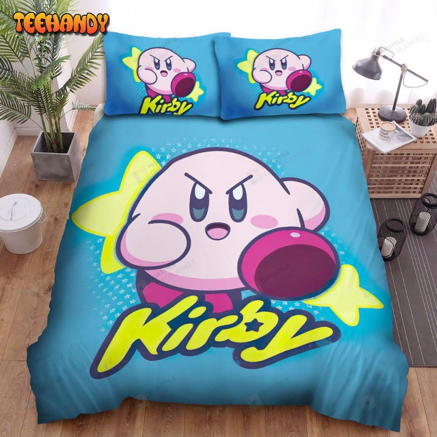 Kirby Character Bed Sheets Spread Comforter Duvet Cover Bedding Sets