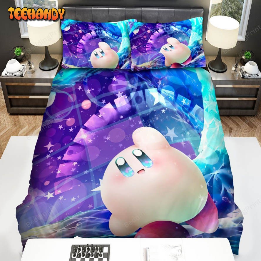 Kirby Colourful Abstract Art Bed Sheets Duvet Cover Bedding Sets