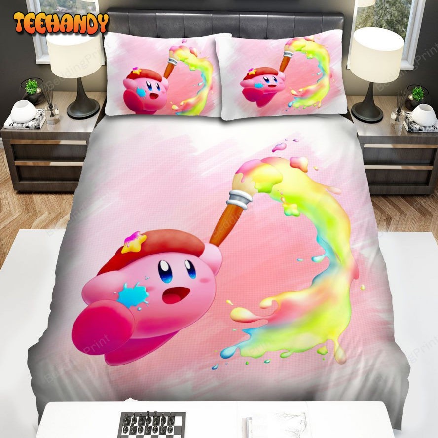 Kirby Painting Bed Sheets Duvet Cover Bedding Sets