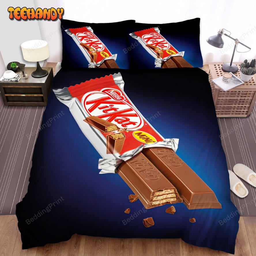 Kit Kat Mini 3d Illustration Bed Sheets Spread Duvet Cover Bedding Set