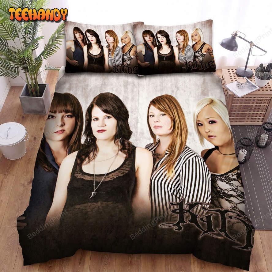 Kittie Band Four Girls Bed Sheets Duvet Cover Bedding Sets