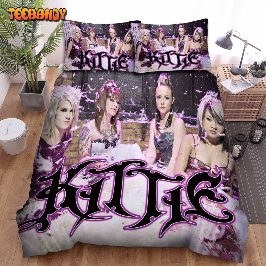 Kittie Band Pillow Bed Sheets Duvet Cover Bedding Sets