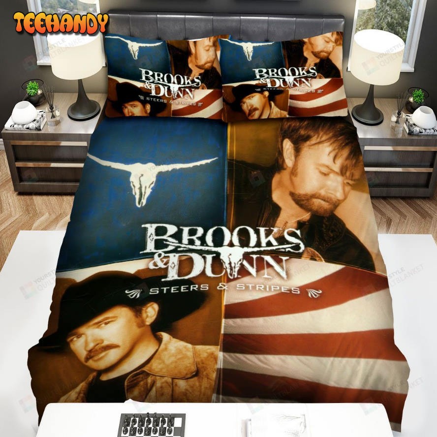 Kix Brooks Album Steers &amp Stripes Comforter Duvet Cover Bedding Sets