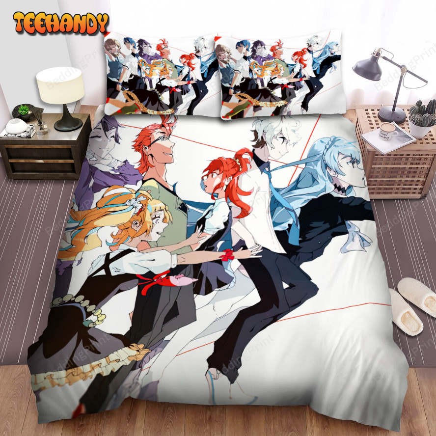 Kiznaiver Group Poster Bed Sheets Spread Duvet Cover Bedding Sets