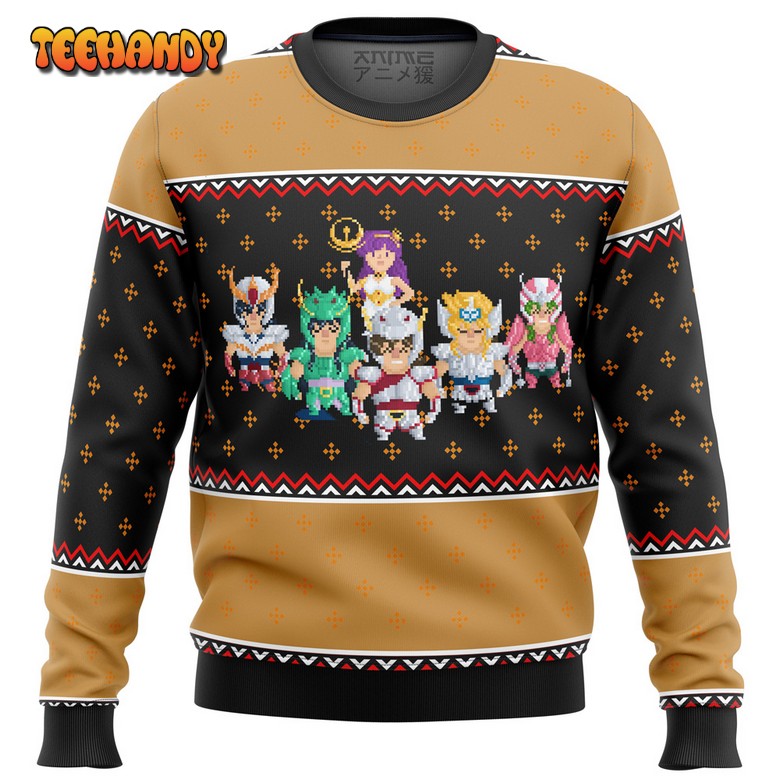 Knights of the Zodiac St Seiya Ugly Christmas Sweater