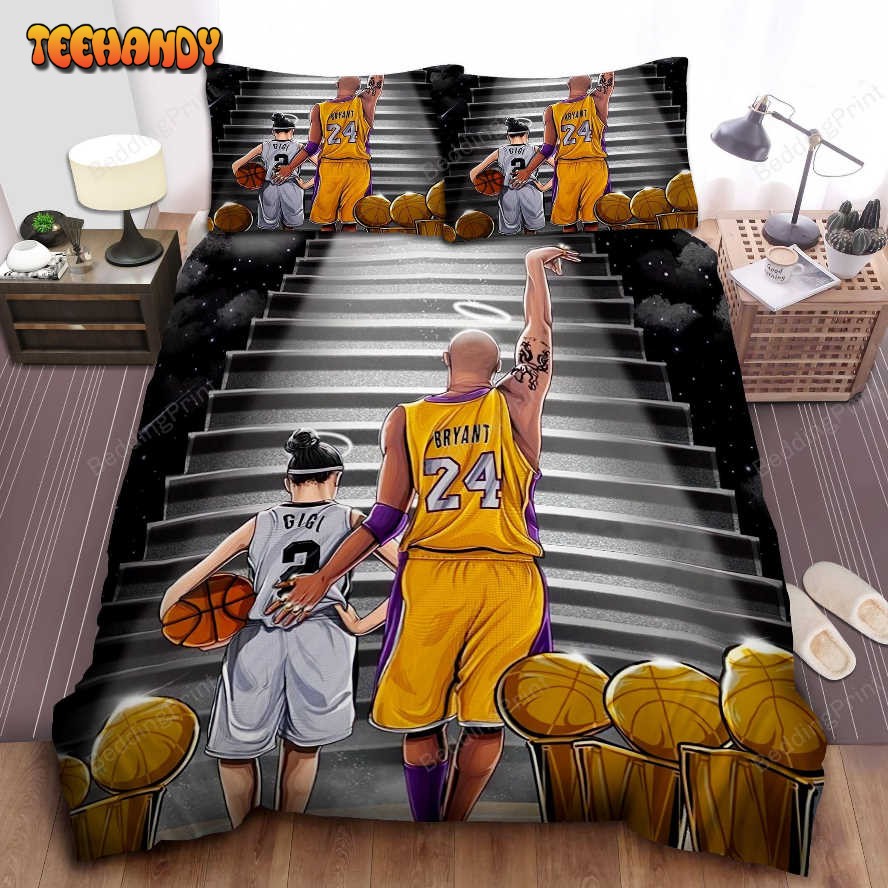 Kobe Bryant &amp Gigi Bed Sheets Duvet Cover Bedding Sets