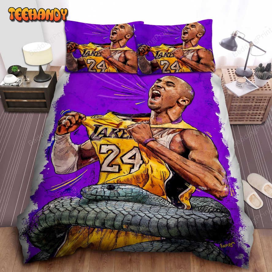 Kobe Bryant Black Mamba Tribute Bed Sheets Duvet Cover Bedding Sets