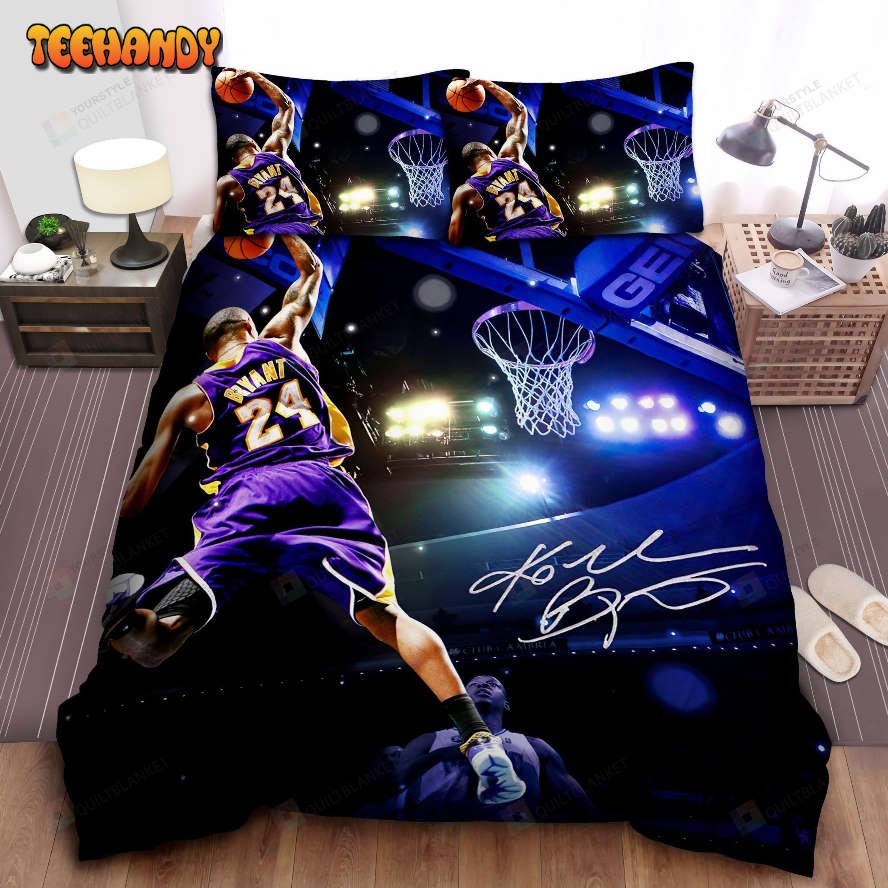 Kobe Bryant Dunking Bed Sheets Duvet Cover Bedding Sets