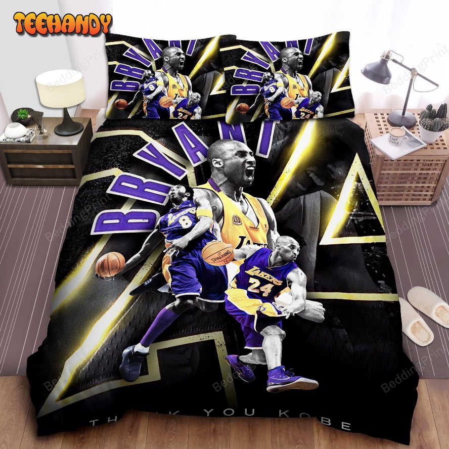 Kobe Bryant Tribute Bed Sheets Duvet Cover Bedding Sets