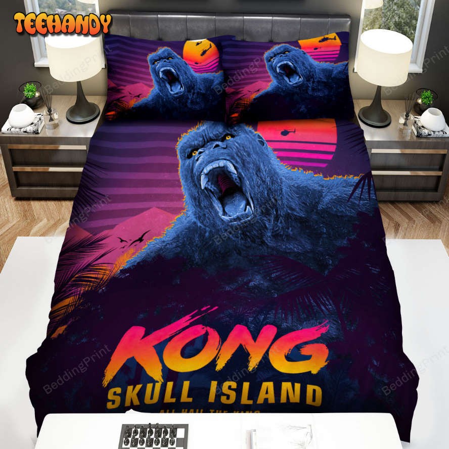 Kong Skull Island (2017) Movie Art 7 Bed Sheets Duvet Cover Bedding Sets