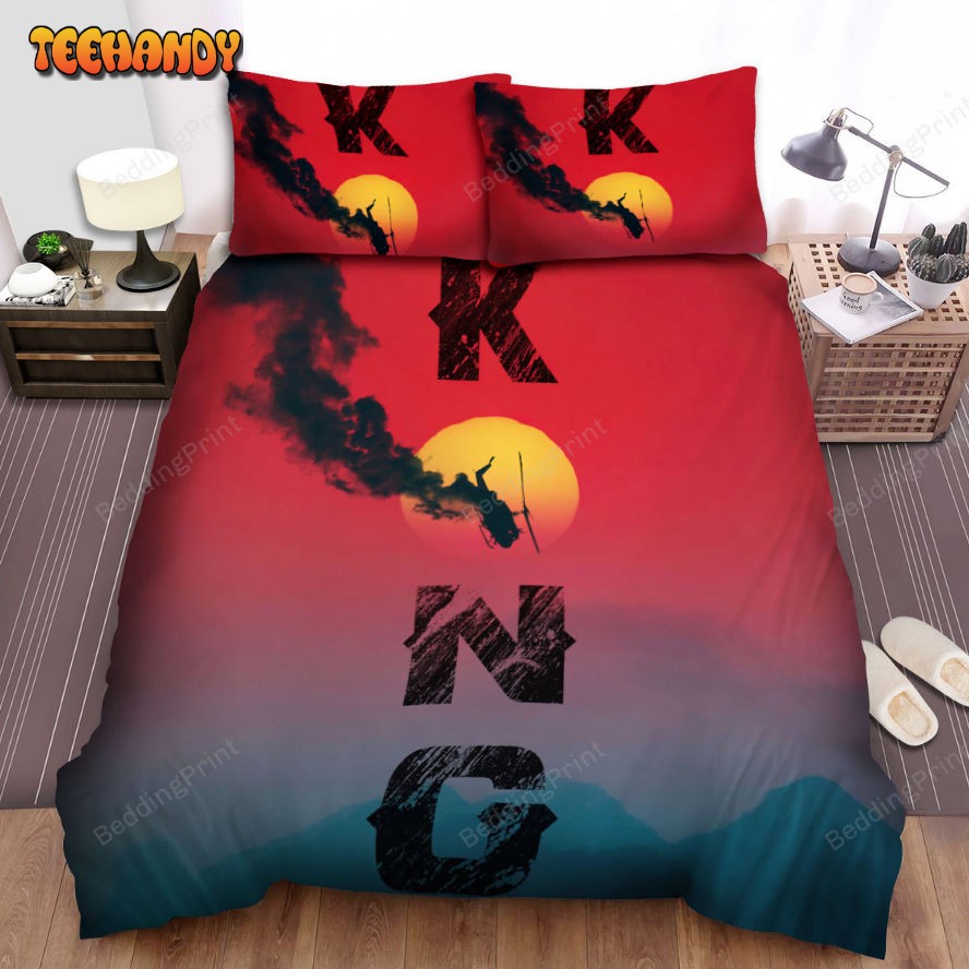 Kong Skull Island (2017) Movie Poster Artwork Bed Sheets Duvet Cover Bedding Sets