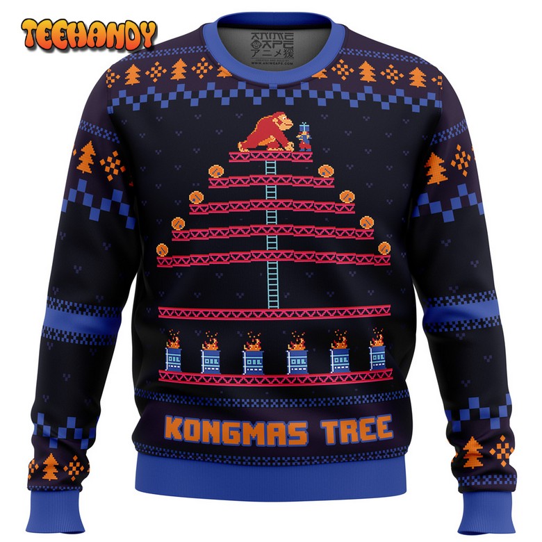 Kongmas Tree King Kong Ugly Christmas Sweater