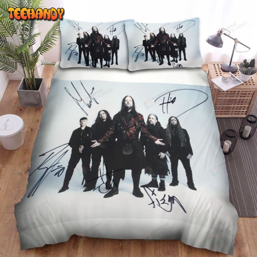 Korn Band Signed Bed Sheets Duvet Cover Bedding Sets