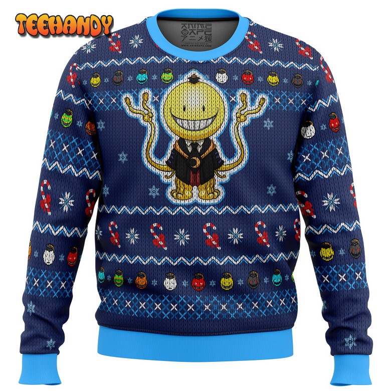 Koro Sensei Tentacles Assassination Classroom Ugly Christmas Sweater