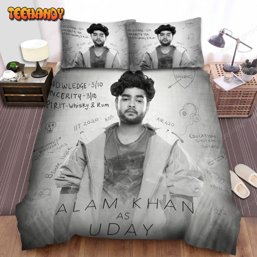 Kota Factory (2019–2021) Uday Movie Poster Bed Sheets Duvet Cover Bedding Sets