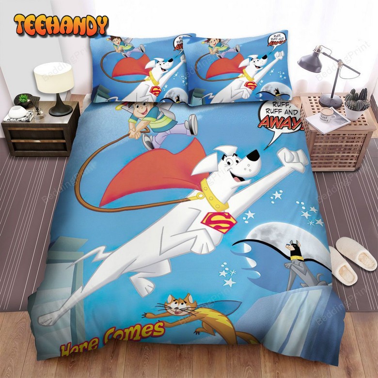 Krypto The Superdog, Ace, Kevin And Streaky Duvet Cover Bedding Sets