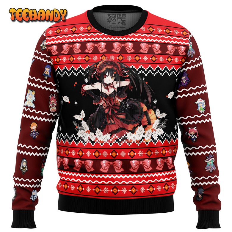 Kurumi Tokisaki Date A Live Ugly Christmas Sweater