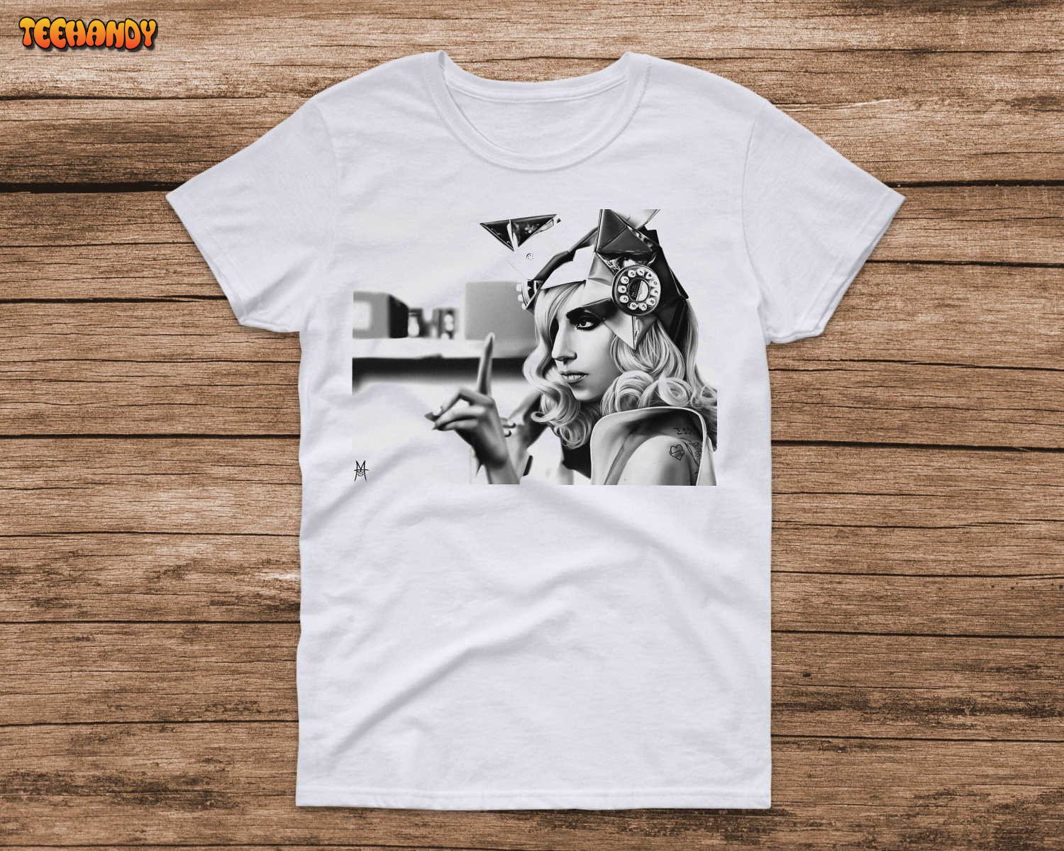 Lady Gaga T-Shirt, Lady Gaga Art Shirt, Retro Lady Gaga Shirt