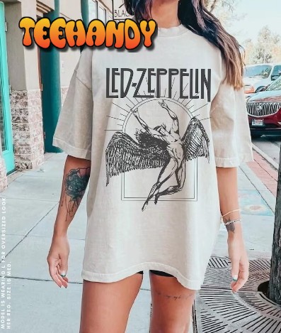 Led Zeppelin Vintage Rock Band Tour Distressed 70s Music Concert T Shirt