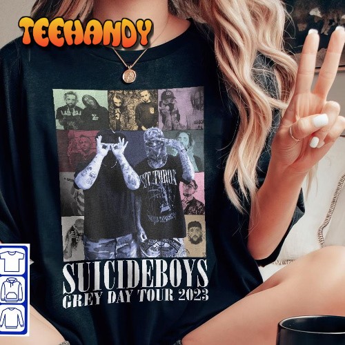 Limited Suicide Boys Tee Grey Day Tour 2023 T-shirt