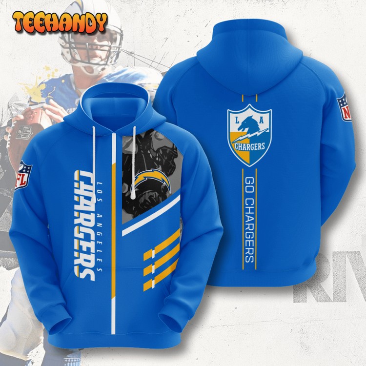 Los Angeles Chargers American Football 3D Printed Hoodie