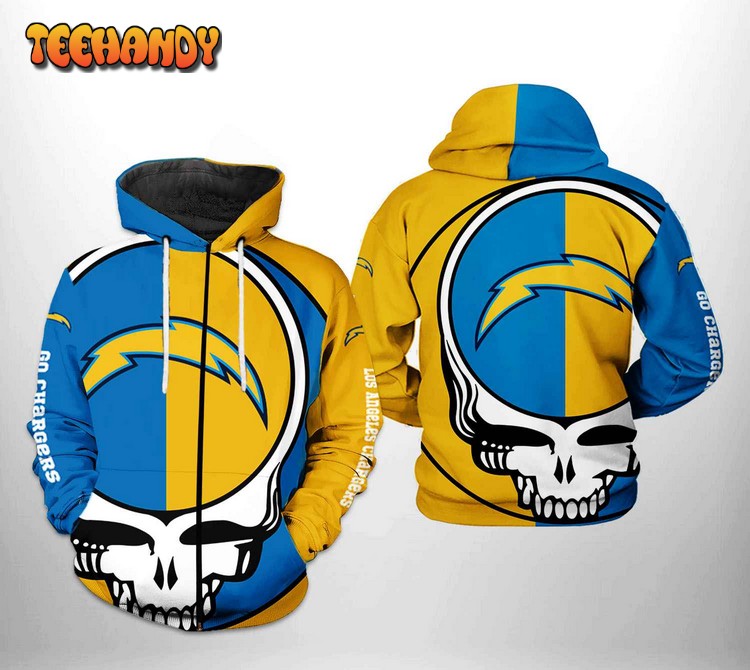 Los Angeles Chargers NFL Grateful Dead 3D Printed Hoodie