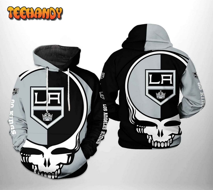 Los Angeles Kings NHL Grateful Dead 3D Printed Hoodie Zipper Hoodie