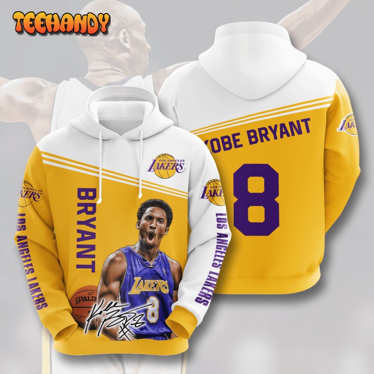 Los Angeles Lakers Kobe Bryant 3D Printed HoodieZipper Hoodie