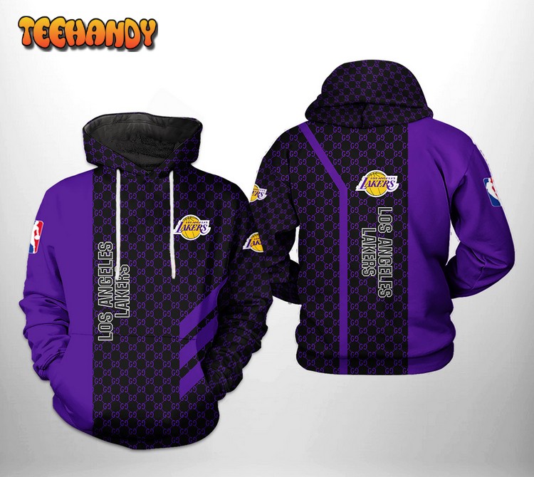 Los Angeles Lakers NBA 3D Printed Hoodie Zipper Hoodie