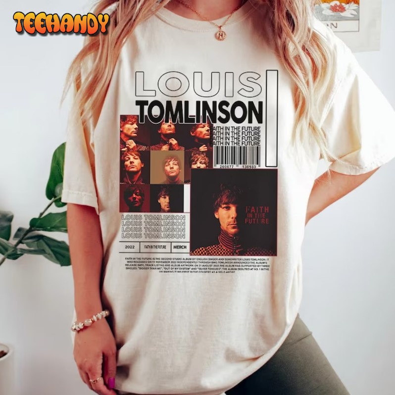 Louis Tomlinson Vintage T-Shirt, Louis Tomlinson Faith In The Future T Shirt