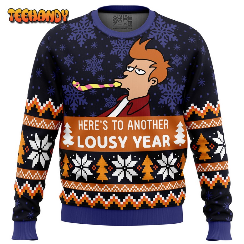 Lousy Year Futurama Ugly Christmas Sweater