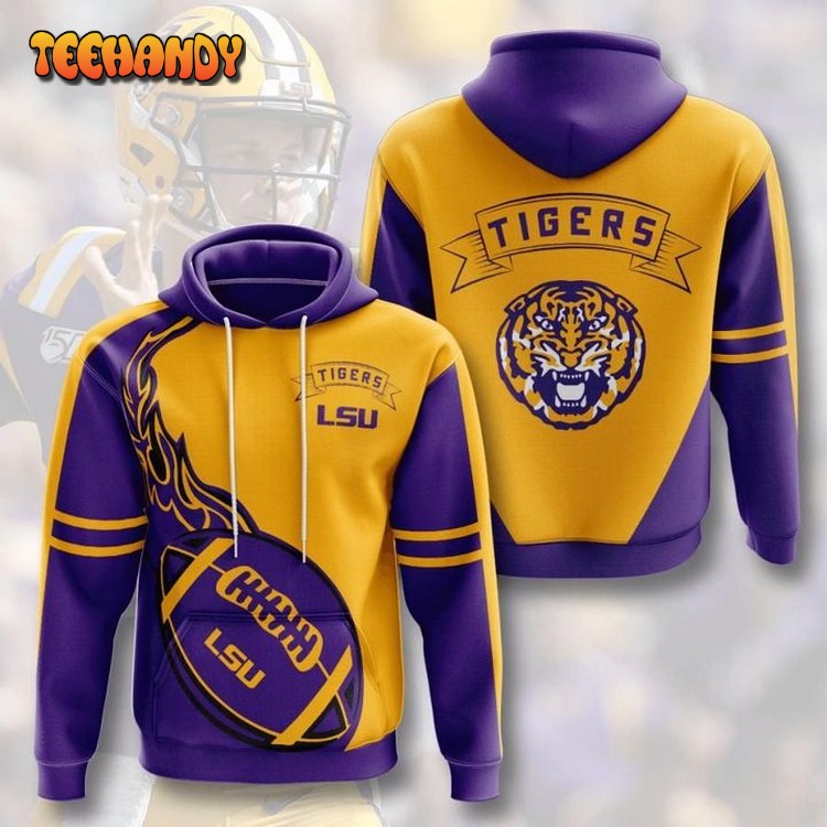 Lsu Tigers 3D Printed Hoodie Zipper Hoodie