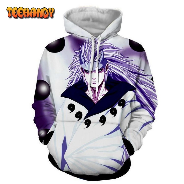 Madara 3D Printed Hoodie Zipper Hoodie