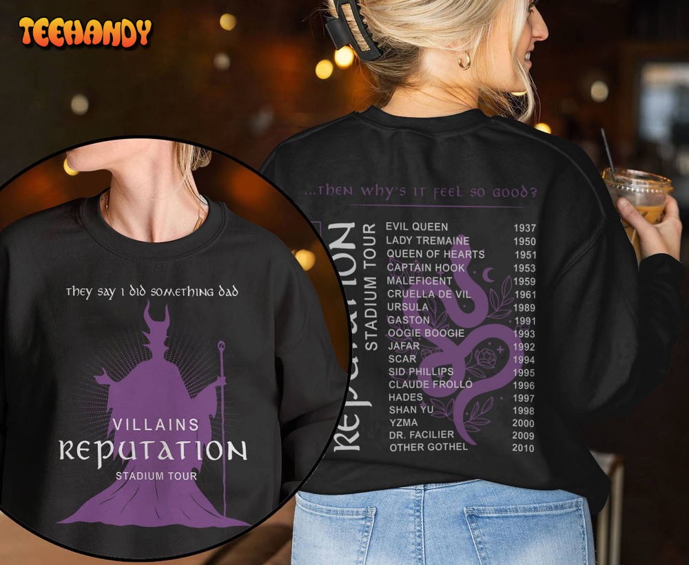 Maleficent Villains Eras Reputation Tour Shirt Maleficent Shirt