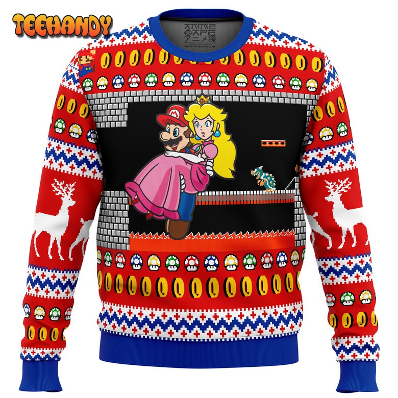 Mario Bowser’s Castle Ugly Christmas Sweater