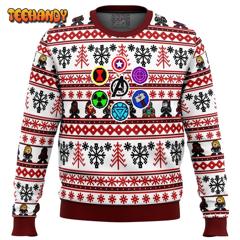 Marvel Avengers Retro Ugly Christmas Sweater