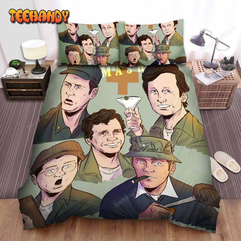 MASH Movie Digital Art Bed Sheets Duvet Cover Bedding Sets