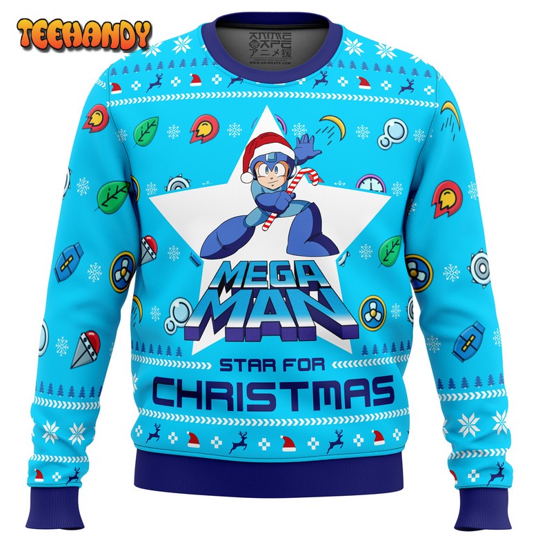 Mega Man Mega Christmas Ugly Christmas Sweater