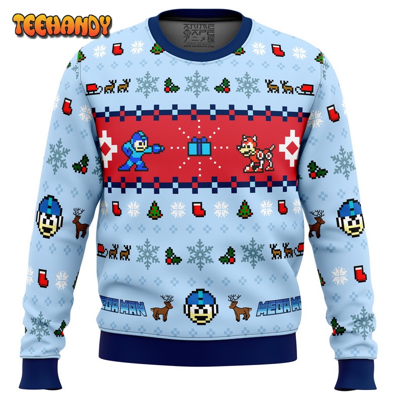 Mega Man Mega Holiday Ugly Christmas Sweater