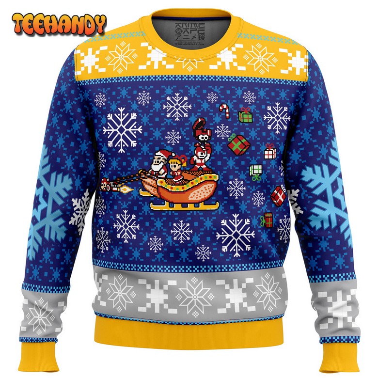 Mega Merry Christmas Mega Man Ugly Christmas Sweater