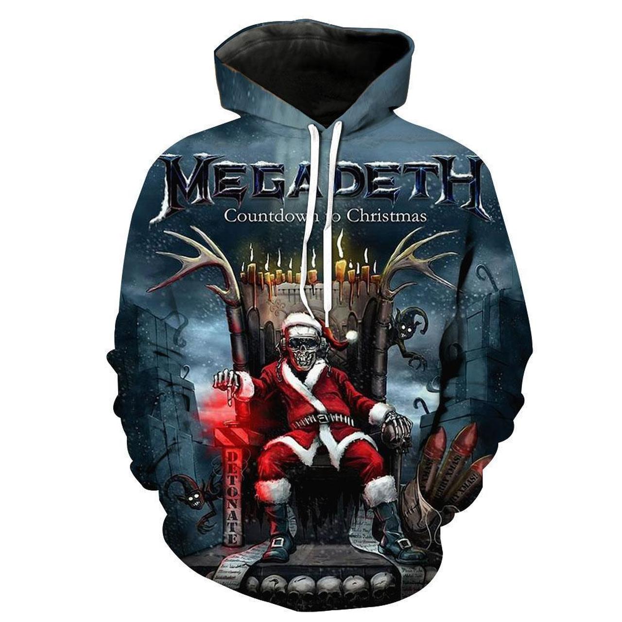 Megadeth 3D Printed Hoodie Zipper Hoodie