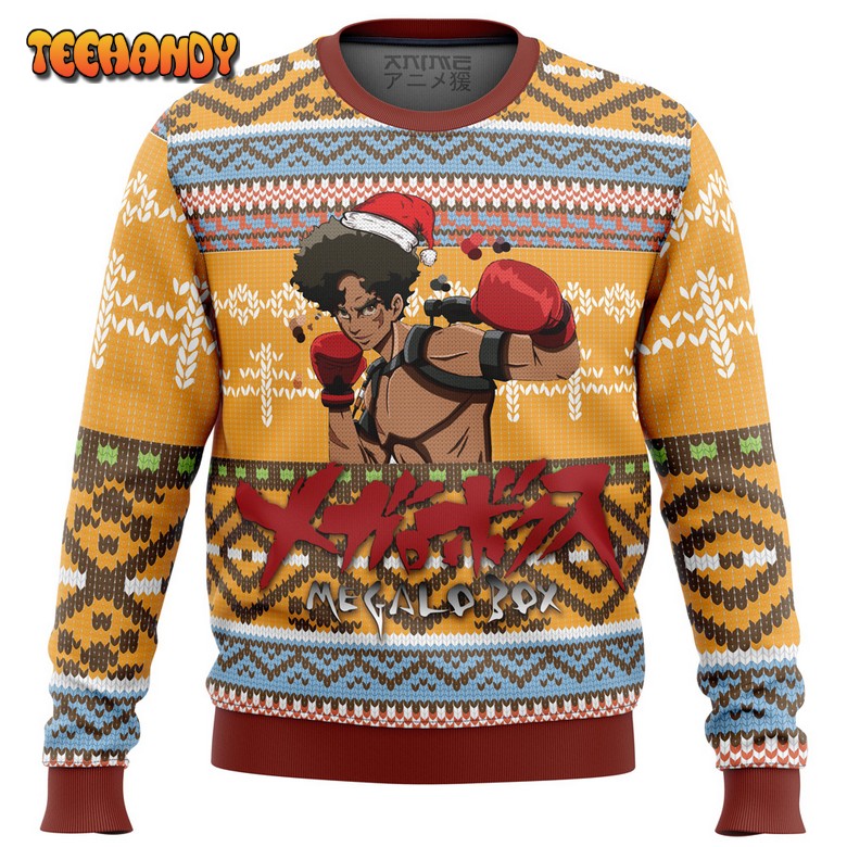 Megalo Box Alt Ugly Christmas Sweater