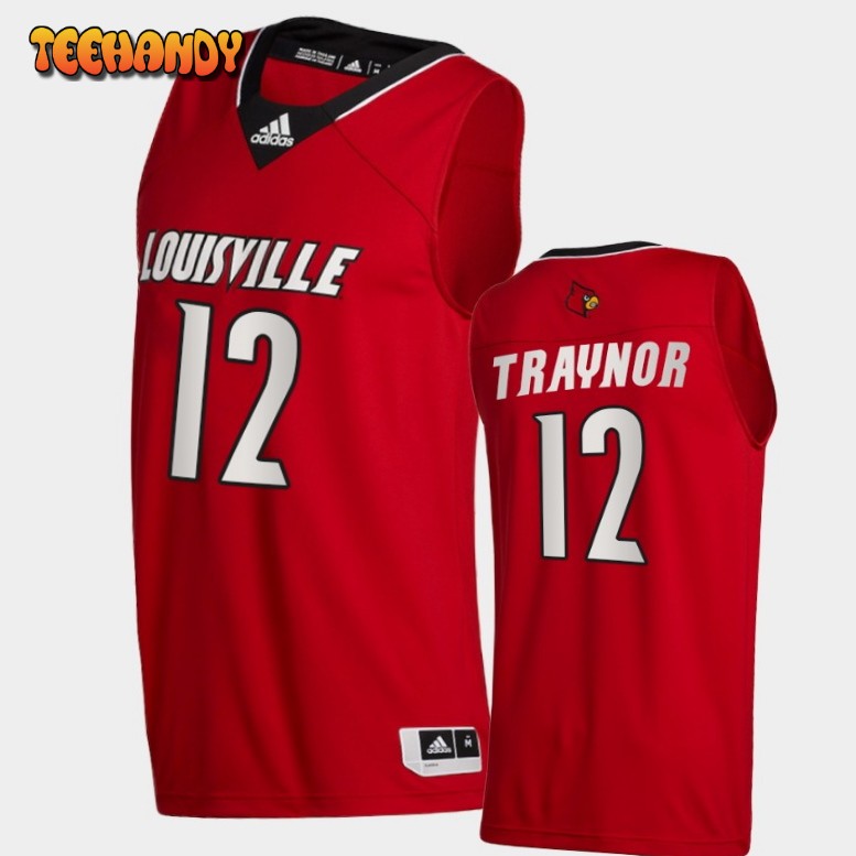 Men’s Louisville Cardinals JJ Traynor Red College Basketball Swingman Jersey