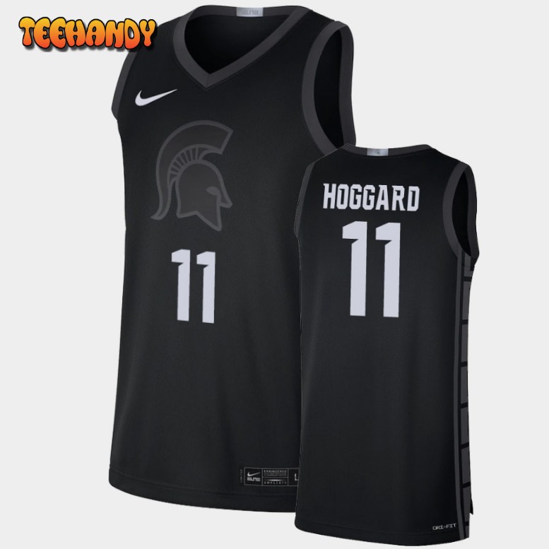 Men’s Michigan State Spartans A.J. Hoggard Black Limited Jersey